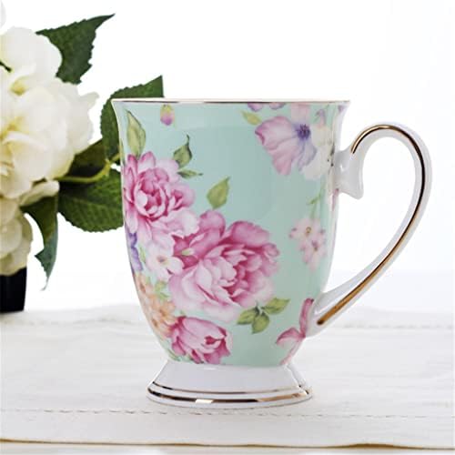 פרח Lkybooa עצם ראטן סין סט תה עם מגש סט כוס קרמיקה סט קיבולת גדולה סט תה תה ביתי