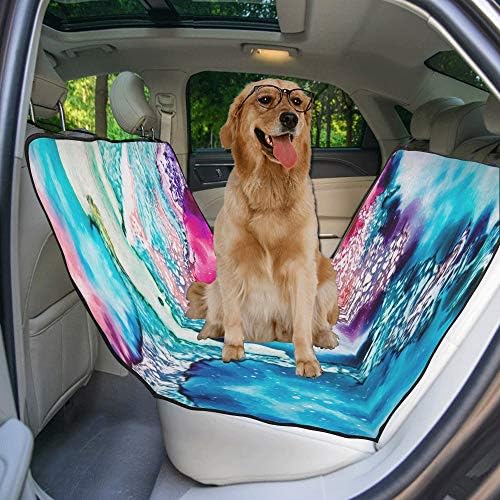 מותאם אישית שיש עיצוב סגנון אמנות מרקם הדפסת רכב מושב מכסה לכלבים עמיד למים החלקה עמיד רך לחיות