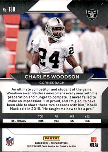 2020 Panini Prizm 138 Charles Woodson Oakland Raiders