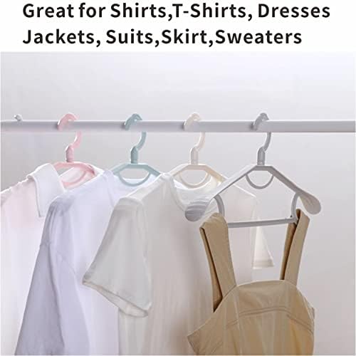 קולבי בגדי פלסטיק, 25 חבילות ללא כתפיים חליפות תליונים אולטרה הרחבה 360 מעלות מסתובבים וו חובה כבד קולבים