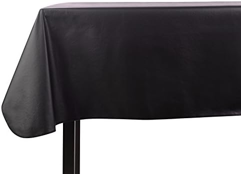 מלבן ויניל כבד של חובה כבד או מלבן מפת שולחן מרובע - 6 מד מפת שולחן כבד - פלנל מגובה - מפת שולחן ניגוב