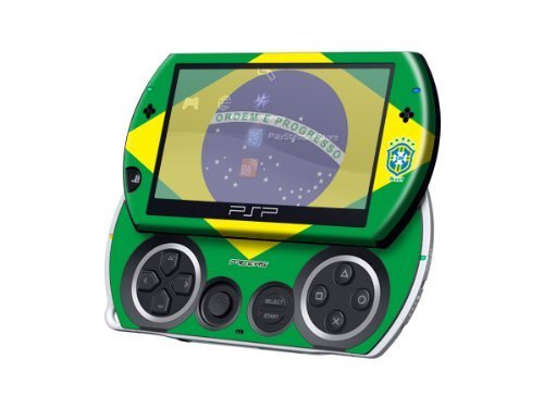 גביע העולם של פיפא 2010 למדבקת עור מדבקות עיצוב ברזיל עבור Sony PSP Go