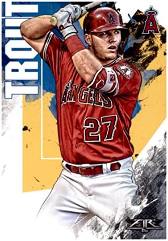 2019 Topps Fire 19 Mike Trout NM-MT Los Angeles Angels Baseball