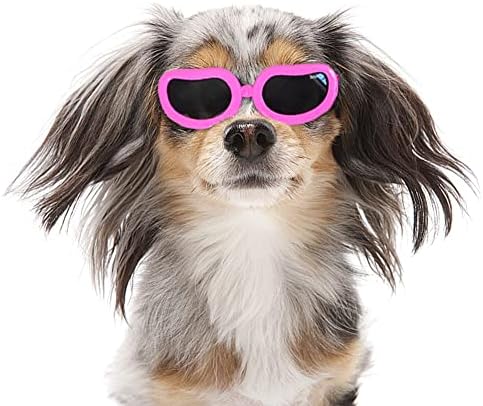 ליהנות משקפי כלבים קטנים הגנה על UV משקפי שמש כלבים אטומים לרוח כוסות לחיות מחמד לרוח לכלבים קטנים חתולים