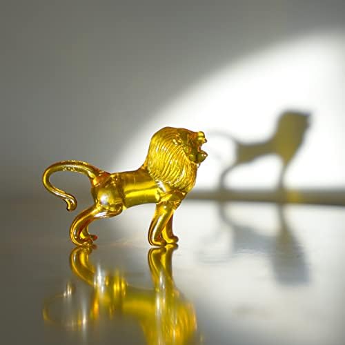קריסינין זכוכית בעבודת יד אריה פסלונין קריסטל חיות בר חיה קישוט אריה קישוטים אספנות קריסטל משרד שולחן