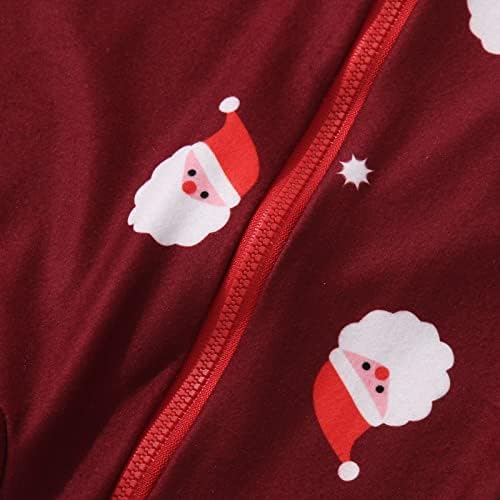 דיאגו משפחת חג המולד פיג'מה מערכות תואמות עם חיות מחמד, תואמות חולצת טש שרוול ארוך ומכנסיים מגדירים