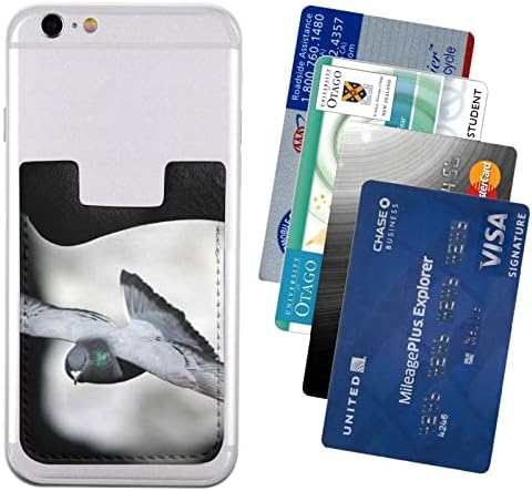 מעופף מחזיק כרטיסי אשראי מעופף יונה לגב טלפון מחזיק כרטיסי סלולרי חמוד כיס דבק 3M מדבקת דבק