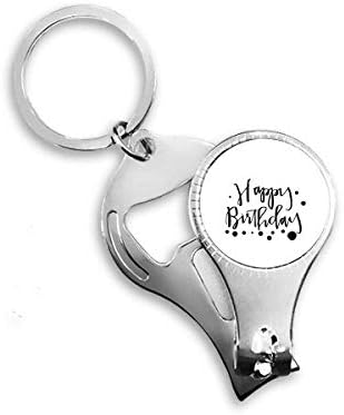 מתנות ליום הולדת שמח ברכת איחולים מציינים טבעת ניפר טבעת מפתח בקבוקי שרשרת פותחן