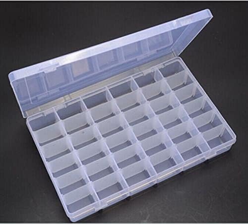 קטן 36 חריצים אחסון מיני תיבה/תאים מתכוונן ארגונית פלסטיק מקרה