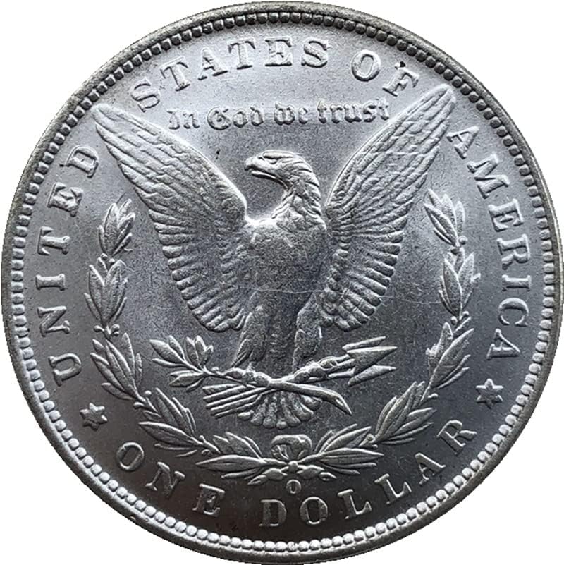 מהדורה 1904o אמריקאית מטבע מורגן סילבר דולר פליז פליז מלאכות עתיקות מצופות כסף מטבעות זיכרון זרות