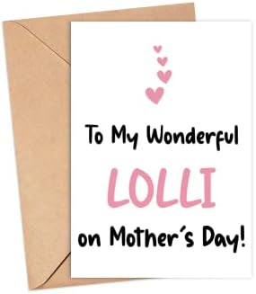 ללולי הנפלא שלי בכרטיס יום האם - כרטיס יום אמהות לולי - כרטיס לולי - מתנה עבורה - לכרטיס הלולי הנפלא