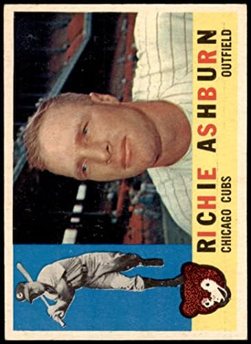 1960 Topps 305 Richie Ashburn Chicago Cubs Ex Cubs