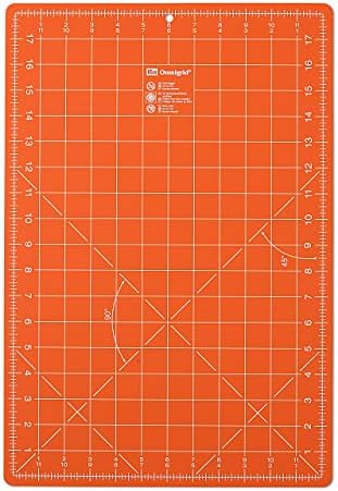 מחצלת חיתוך פרימה, חומר סינטטי, כתום, 48 x 33 x 0.7 סמ