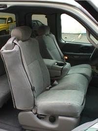 כיסויי מושב של Durafit מיועדים להתאים F150 רגיל וסופר מונית קדמית אחורית תחתונה 40/60 מושב מפוצל עם