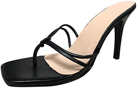 נעלי בית לנשים מקורות חיצוניות אביב קיץ סופר עקב גבוה חוטיני רצועה דקה מוצקה בסגנון סקסי כפכפים קיץ