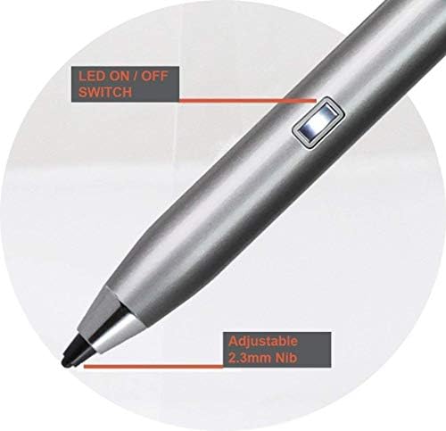 Broonel Black Mini Point Point Digital Active Stylus Pen תואם למחשב נייד Lenovo Yoga Slim 7 14 אינץ
