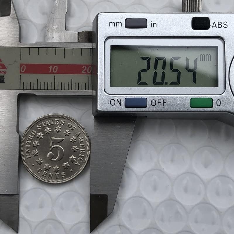 20.5mm1878 מטבע ניקל אמריקאי מטבעות מיוצרות ניקל מלאכות עתיקות מטבעות זיכרון זרות