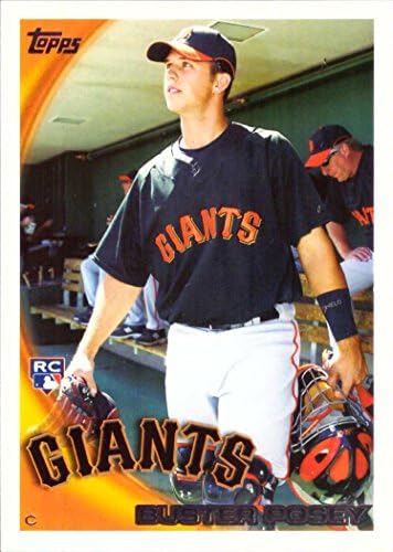 2010 Topps Baseball 2 BUSTER POSEY TROOKIE כרטיס