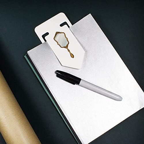 Azeeda 141 ממ 'מראה יד מפוארת' קליפ נייר פלסטיק ענק