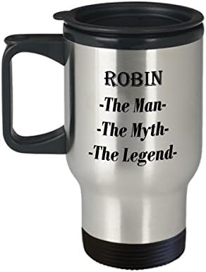 רובין - האיש המיתוס האגדה מתנה לספל קפה מדהים - ספל נסיעות 14oz