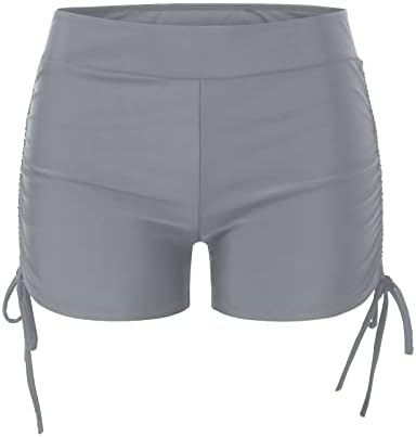 פעוט לשחות מכנסי נשים בתוספת גודל מוצק & מגבר; הדפסת גובה מותניים ברזילאי ביקיני תחתון בגדי ים תחתוני