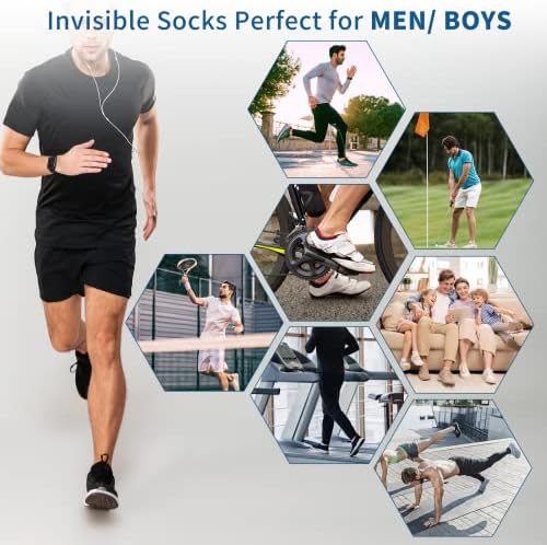 הרן לא להראות גרבי גברים גודל 6-12, 9-חבילה נמוך לחתוך גרבי גברים אתלטי גרביים
