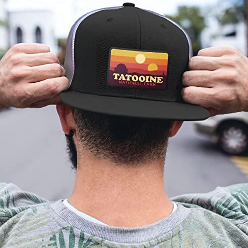 הפארק הלאומי טאטואין תיקון גב כובע רשת-כובע בייסבול לגברים רשת לנשימה חזרה רצועת סנאפבק מתכווננת