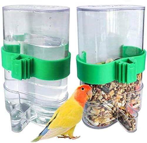 200 מ ל ציפור מזין, פלסטיק אוטומטי שתיית קערת מתקן מים האכלת כוס ציפור מזין עבור ציפורי אהבה כנריות