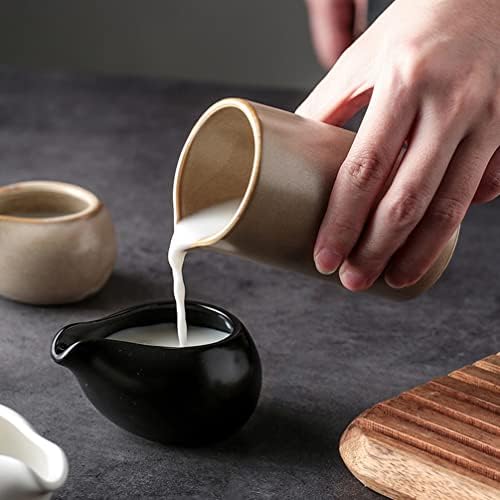 יארדווה דבש מתקן 3 יחידות קרמיקה שמנת כדים חלב רוטב סירות כד חלב כד קפה כוס הגשת כד עבור רוטב מרק רטבים