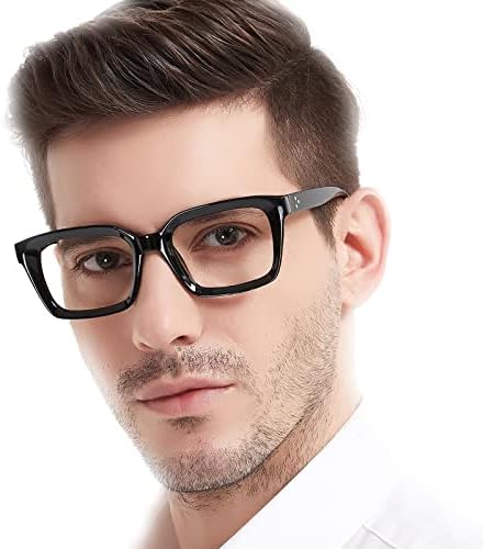 מארה אזורו רטרו כיכר קריאת משקפיים גברים גדול קוראים 1.0 1.25 1.5 1.75 2.0 2.25 2.5 2.75 3.0 3.5 4.0