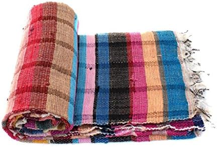 בעבודת יד יד ארוג צ ' ינדי שטיחים באזור מלבני שטיח דורי ממוחזר בוהמי חוף גן יוגה מחצלת הודי רצפת קילים