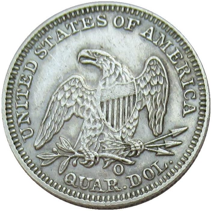 ארהב 25 סנט דגל 1854 מטבע זיכרון מעופף מצופה כסף