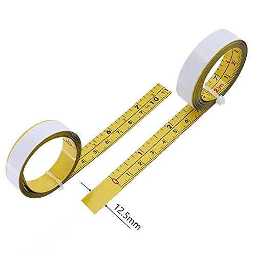 מתכת סרט מדידה דביק בקנה מידה נגרות מדידת כלים 3 מטר ארוך 13 ממ רחב