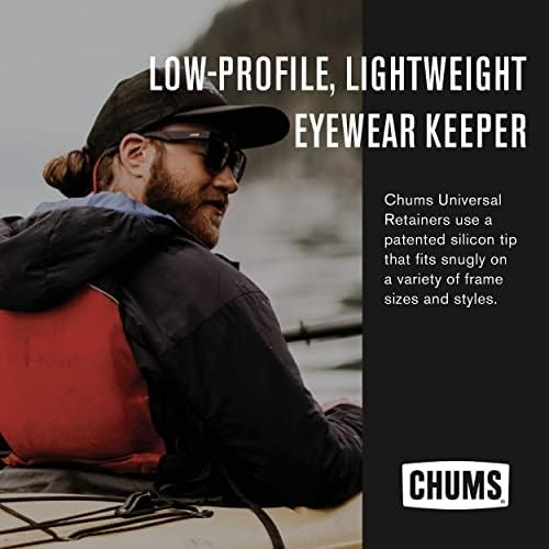 Chums 3 ממ מחזיק התאמה אוניברסלית - טיפים פטנטות פועלים עם רוב משקפי המשקפיים - משקפי שמש ומשקפיים של