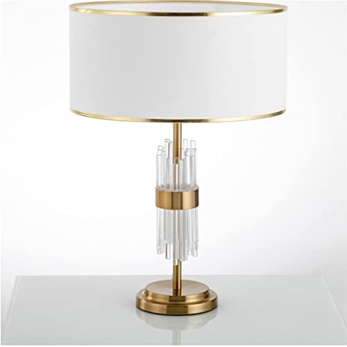 LiRuxUN פשוט מנורת שולחן שולחן אמנות של מוט זכוכית, חדר דגם סלון, חדר שינה, מנורת אופנה לימוד