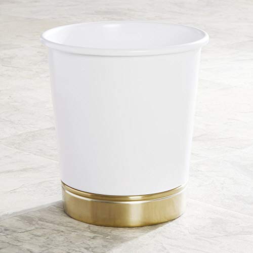 עיצוב סל פסולת אמבטיה קטן מתכת עגולה - פח אשפה דקורטיבי וסל אשפה - חדר אבקה ופח אשפה אמבטיה - פח אשפה