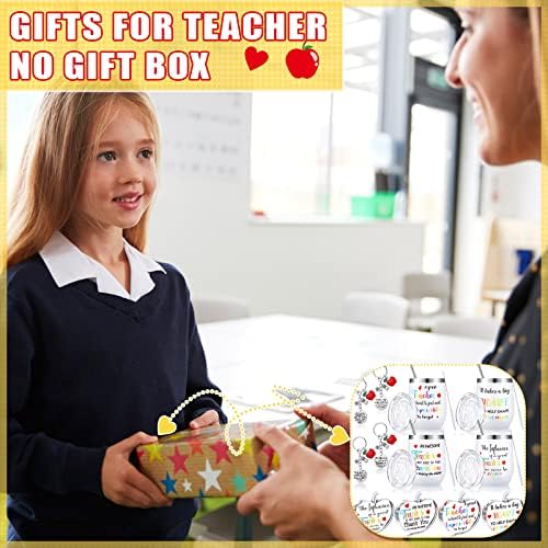 מורה הערכה מתנת סטים לנשים מורה הערכה קפה ספלי מורה מחזיקי מפתחות אקריליק תודה לך מורה מזכרת עבור חזרה