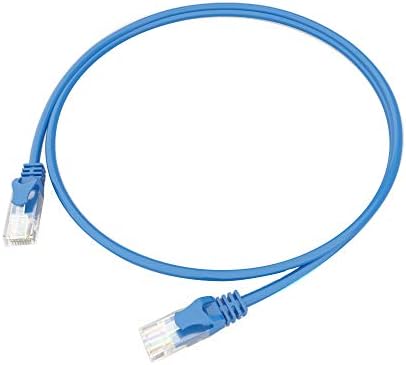 SOLOS CAT 6 כבל Ethernet 550 מגה הרץ, 10 ג'יגה -ביט לשנייה RJ45 כבל רשת מחשב, כחול