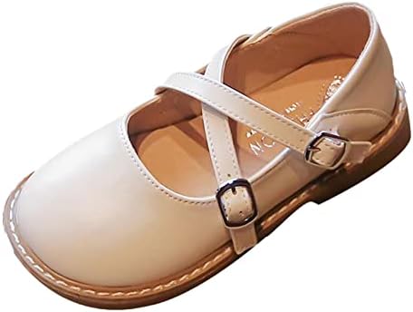 אופנה ארבע עונות ילדים נעליים מזדמנות בנות עגול בוהן שטוחה בולטה סולית סולית סולית סנדלי אבזם כפול סנדלי