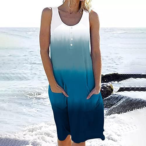 קיץ בוהו חוף שמלות לנשים סקסי חולצת טי שמלת כפתור פס פרחוני פוקט קצר טנק שמלה מזדמן שמש שמלה