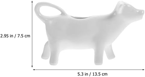 קרמיקה שמנת כלב בצורת קפה חלב שמנת כד 40 מיליליטר רוטב סירת הגשת כד רוטב צנצנת דבש סירופ מתקן סוכר מאצ