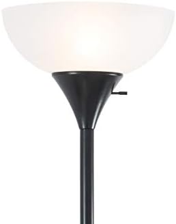 תאורת נורמנדה JS1-161 מנורת רצפת טורקיה, שחור, לבן