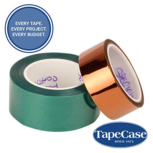 TapeCase 18-72-MPFT-כחול-כחול-פוליאסטר כחול פוליאסטר/קלטת סרט דבק אקרילי, 0.002 עבה, אורך 72 yd., 18