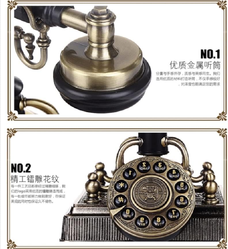 N/A טלפון עתיק קלאסי טלפון וינטג 'טלפון קבוע