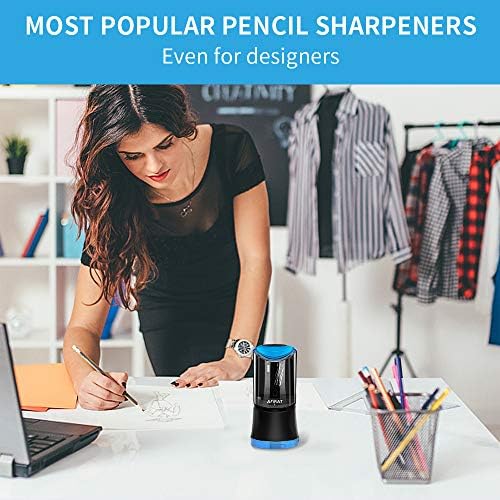 אמן עיפרון מחדד, פחם עיפרון מחדד, ארוך נקודת עיפרון מחדד, אמנות עיפרון מחדד עבור 6-9.6 ממ גדול עפרונות,