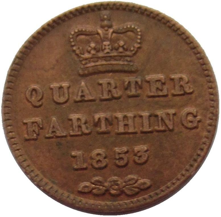 מטבע 0.25 בריטי 1839-1868 5 מטבעות זיכרון העתק זר
