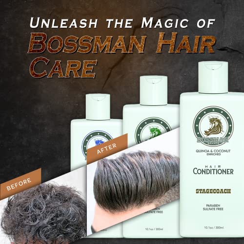 שמפו שיער של בוסמן ומרכך משולב- פרבן חופשי וסולפט בחינם